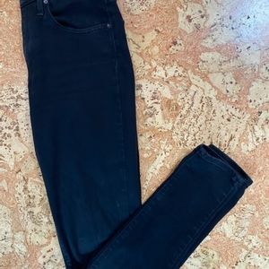 Levis 721 black skinny jeans